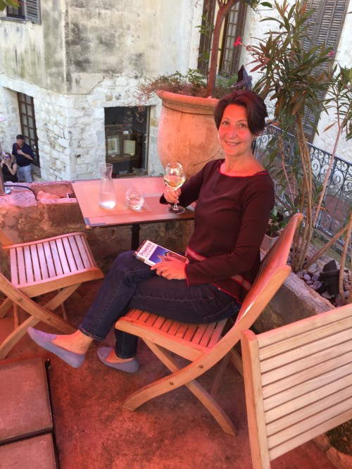 A little wine while visiting the French Riviera in October 2018.